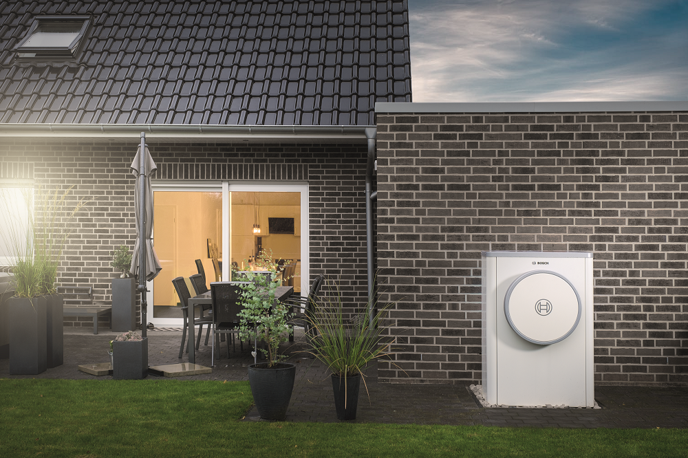Air-to-Water heat pump for a single family house.
