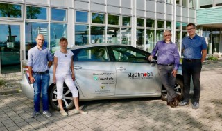 H2Carsharing-Flottenfahrzeug