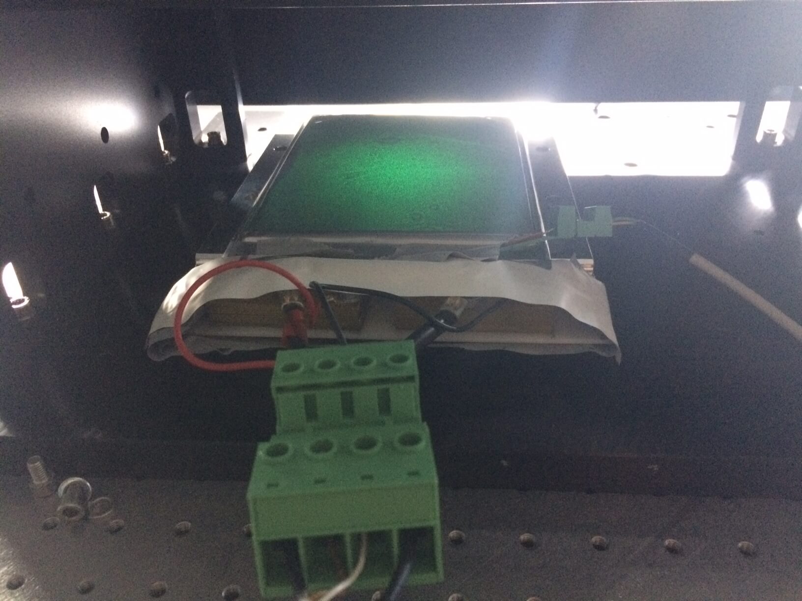 Holographische Messung der Oberfläche einer Pouchzelle