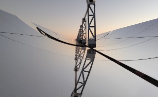 Solarthermischer Parabolrinnenkollektor