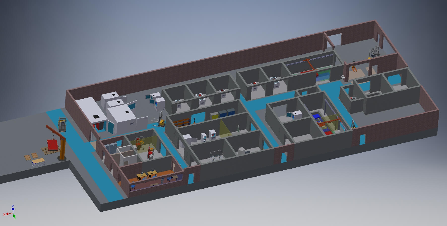 Visualisierung Battery Testing am Fraunhofer ISE