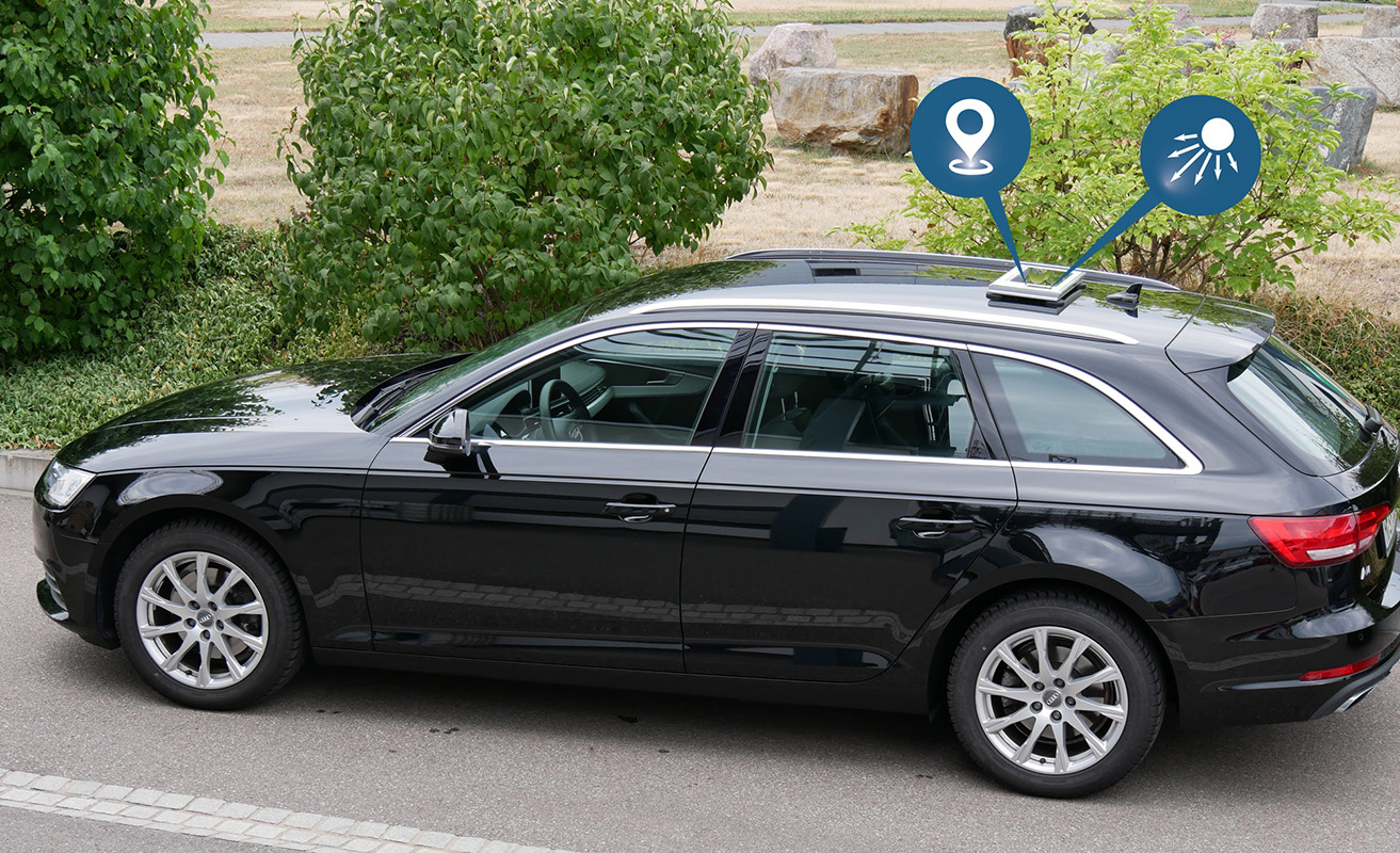 Sensoren für Fahrzeuge zur Einstrahlungserfassung