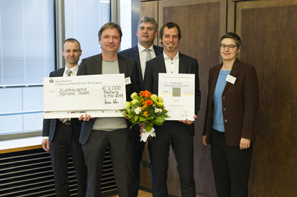 Freiburger Innovationspreis für Mondas GmbH Freiburger Innovationspreis für Mondas GmbH