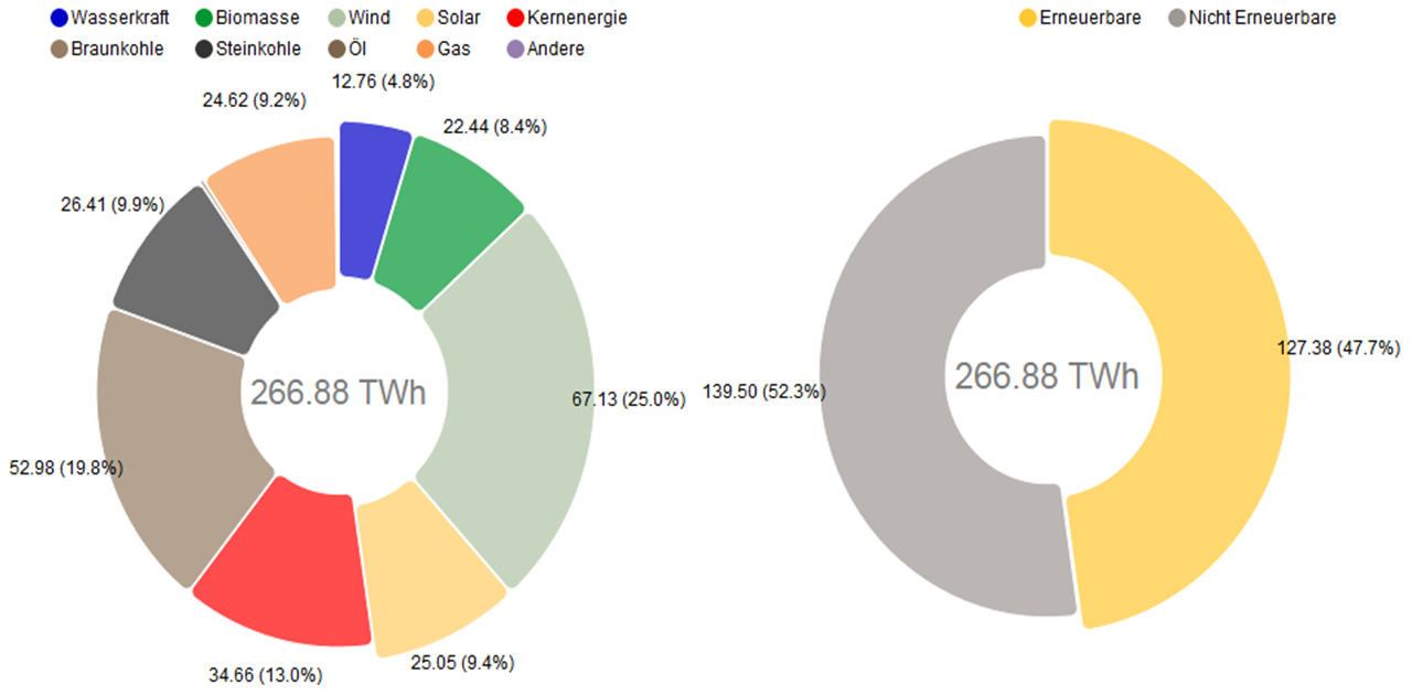 Nettostromerzeugung zur öffentlichen Stromversorgung Erstes Halbjahr 2019 Nettostromerzeugung zur öffentlichen Stromversorgung Erstes Halbjahr 2019