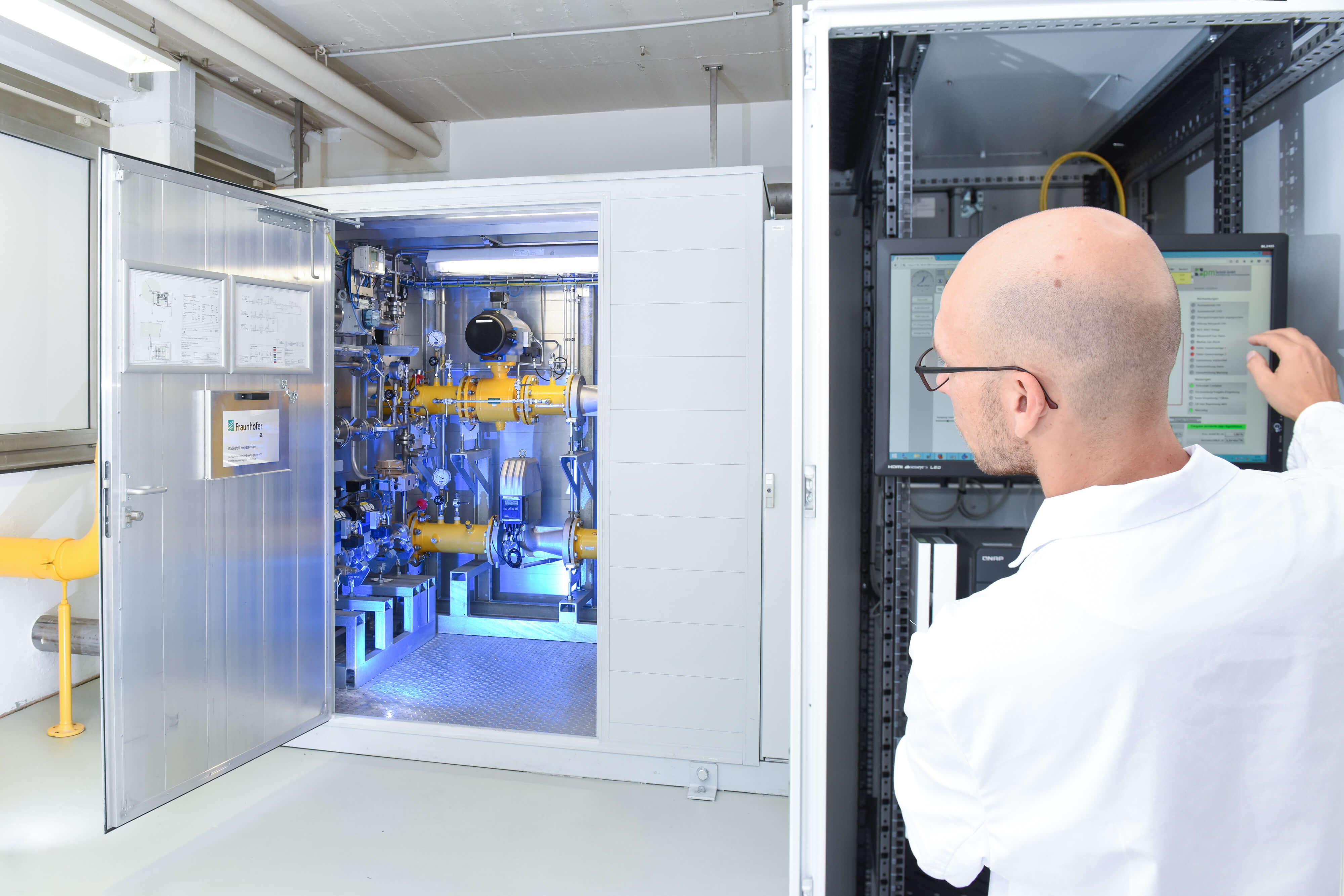 Pilotanlage zur Erprobung der Wasserstoffeinspeisung Pilotanlage zur Erprobung der Wasserstoffeinspeisung