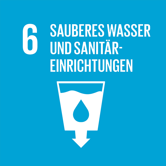 SDG 6 Sauberes Wasser und Sanitäreinrichtungen