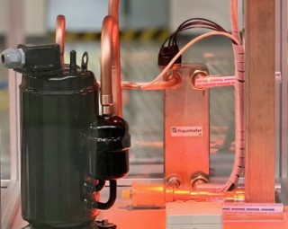 Kältemittelreduzierte Wärmepumpe
