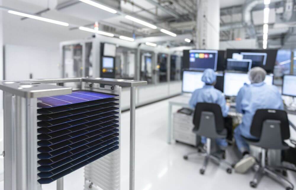 Inline-Solarzellanalyse im PVTEC.