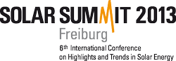 Solar Summit Freiburg 2013: At the 6th international Solar Summit Conference, experts from research and industry present the highlights and trends in the area of solar energy conversion – grid integration and grid stability, storage solutions and energy management.