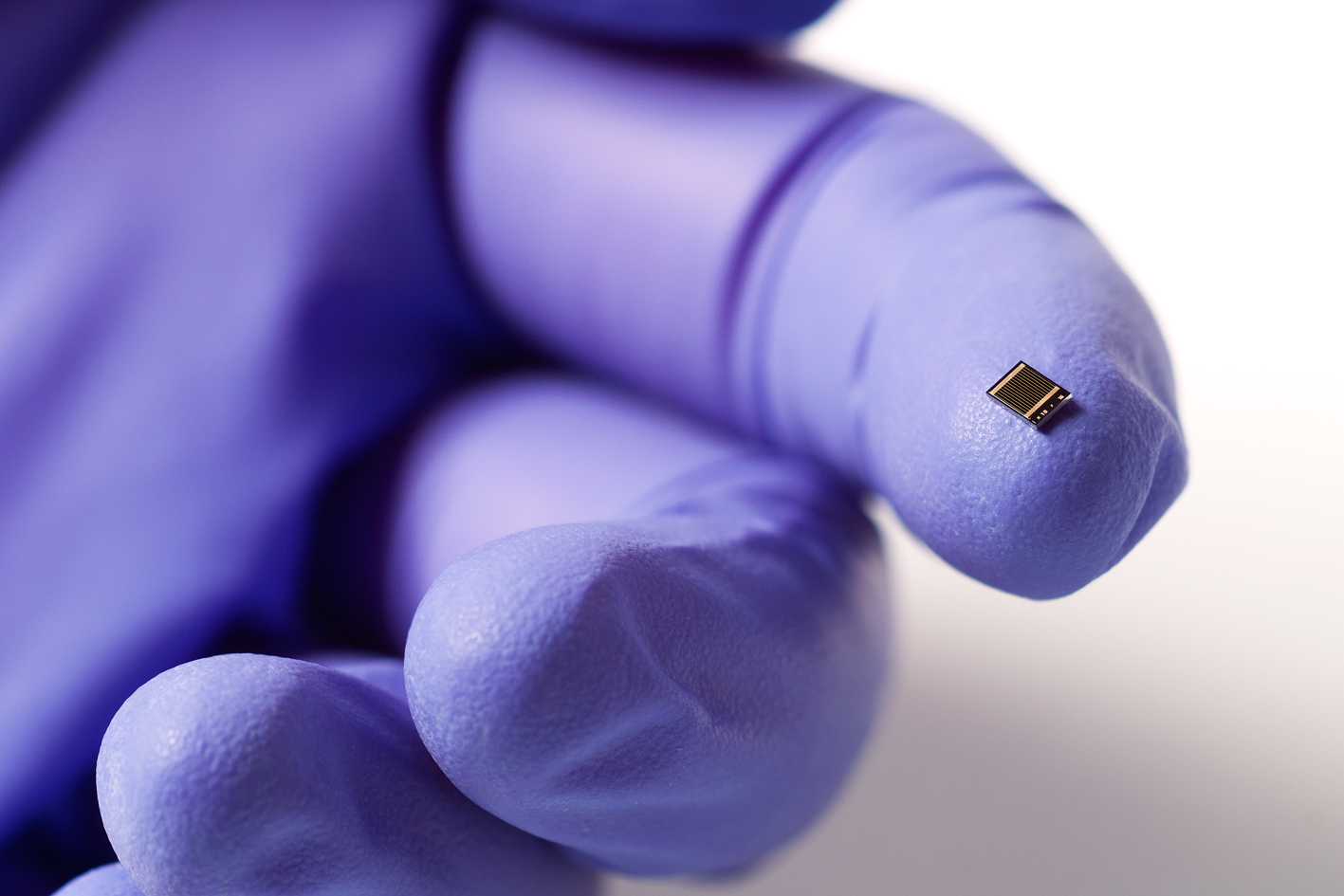 World record solar cell with 44.7% efficiency, made up of four solar subcells based on III-V compound semiconductors for use in concentrator photovoltaics.