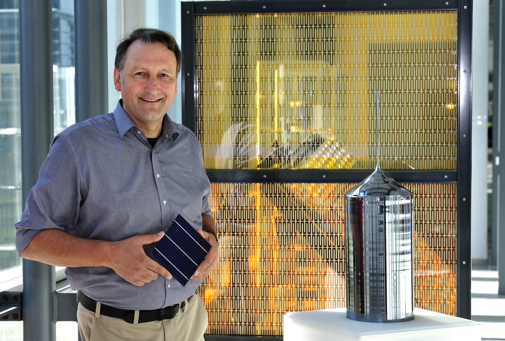 Dr. Stefan Glunz, Fraunhofer ISE, winner of the Becquerel Prize 2014.