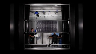 Accurate calibration of a PV module in CalLab PV Modules 