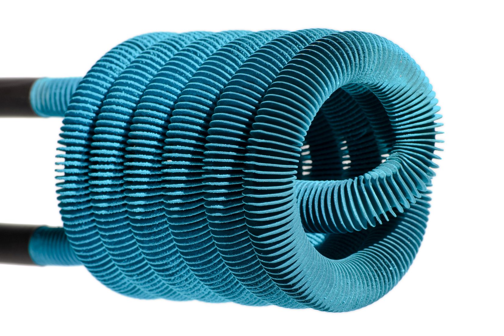 Copper finned-tube heat exchanger Application of highly porous metal organic frameworks (MOFs): Copper finned-tube heat exchanger by direct crystallization of copper trimesate.