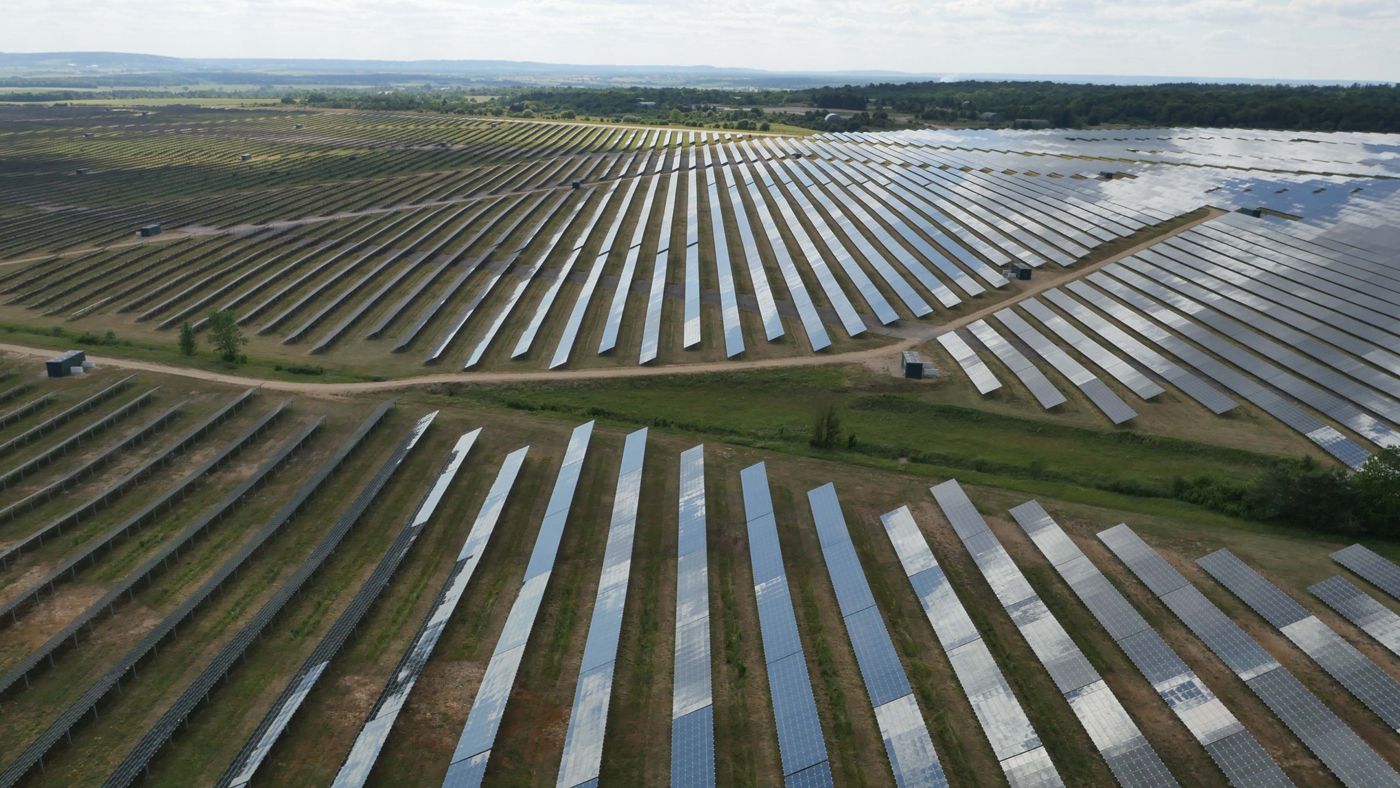 Solar PV power plant in Toul, France 
