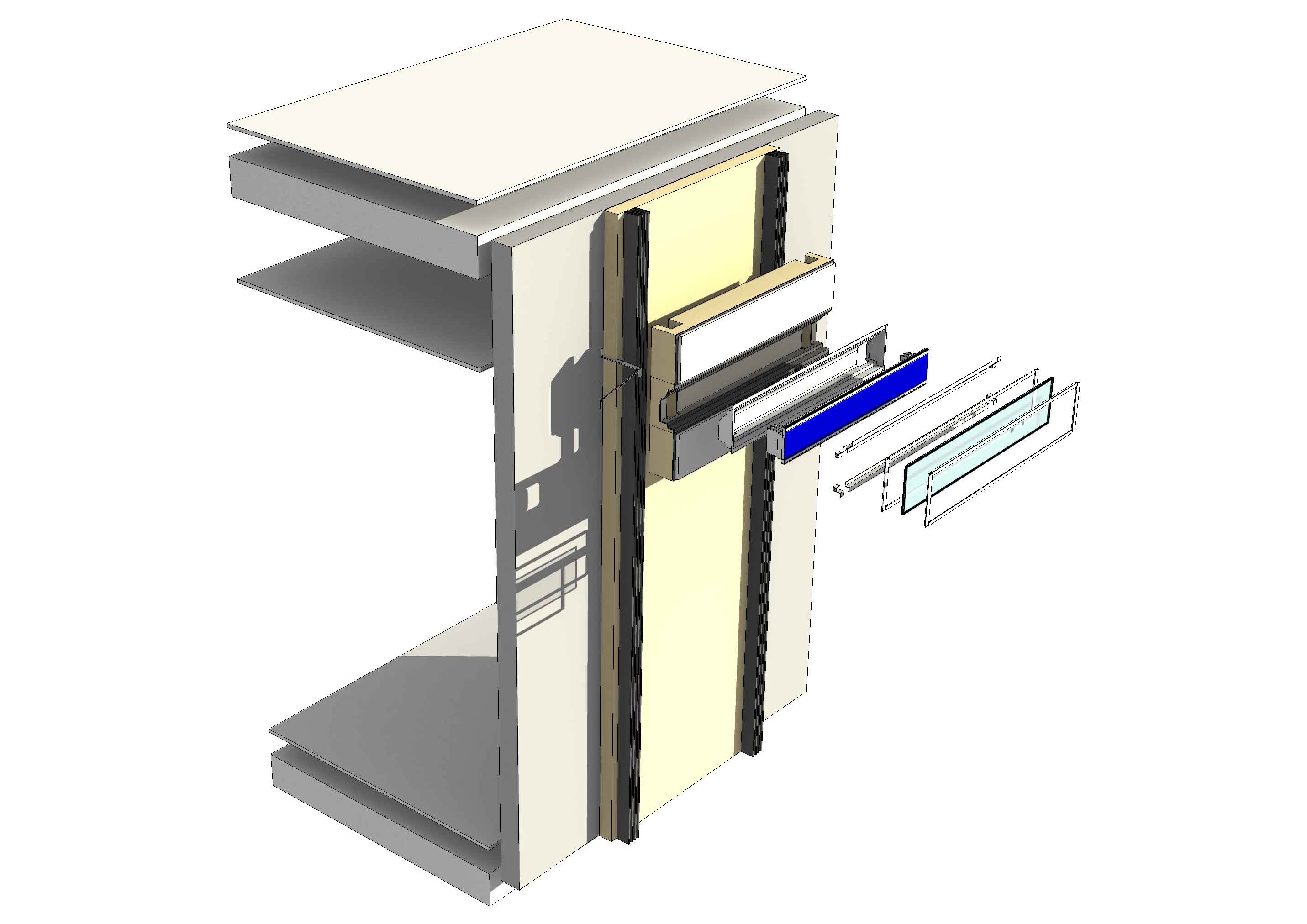 Diagram of the structure of a collector strip.