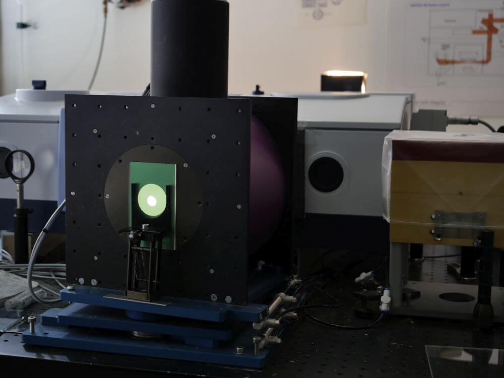 Fourier-Transformations-Spektrometer.