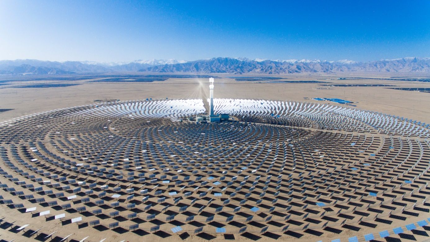 HaiXi 50MW Solar Tower plant