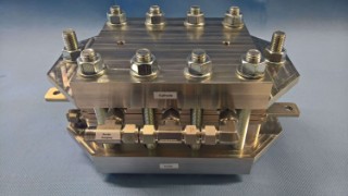 Electrolysis stack developed in the project with an active cell area of 150cm².