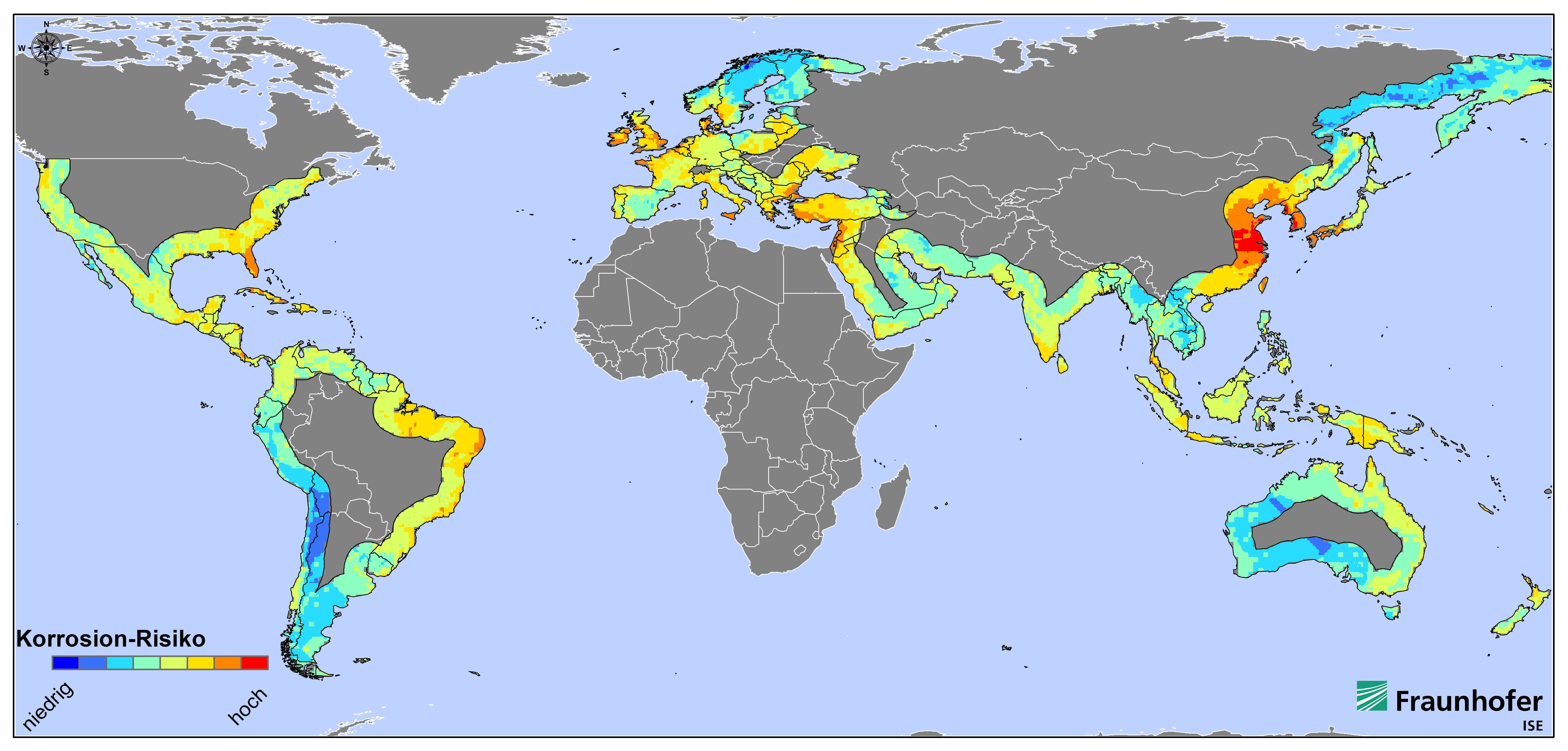 GloBeSolar - world map