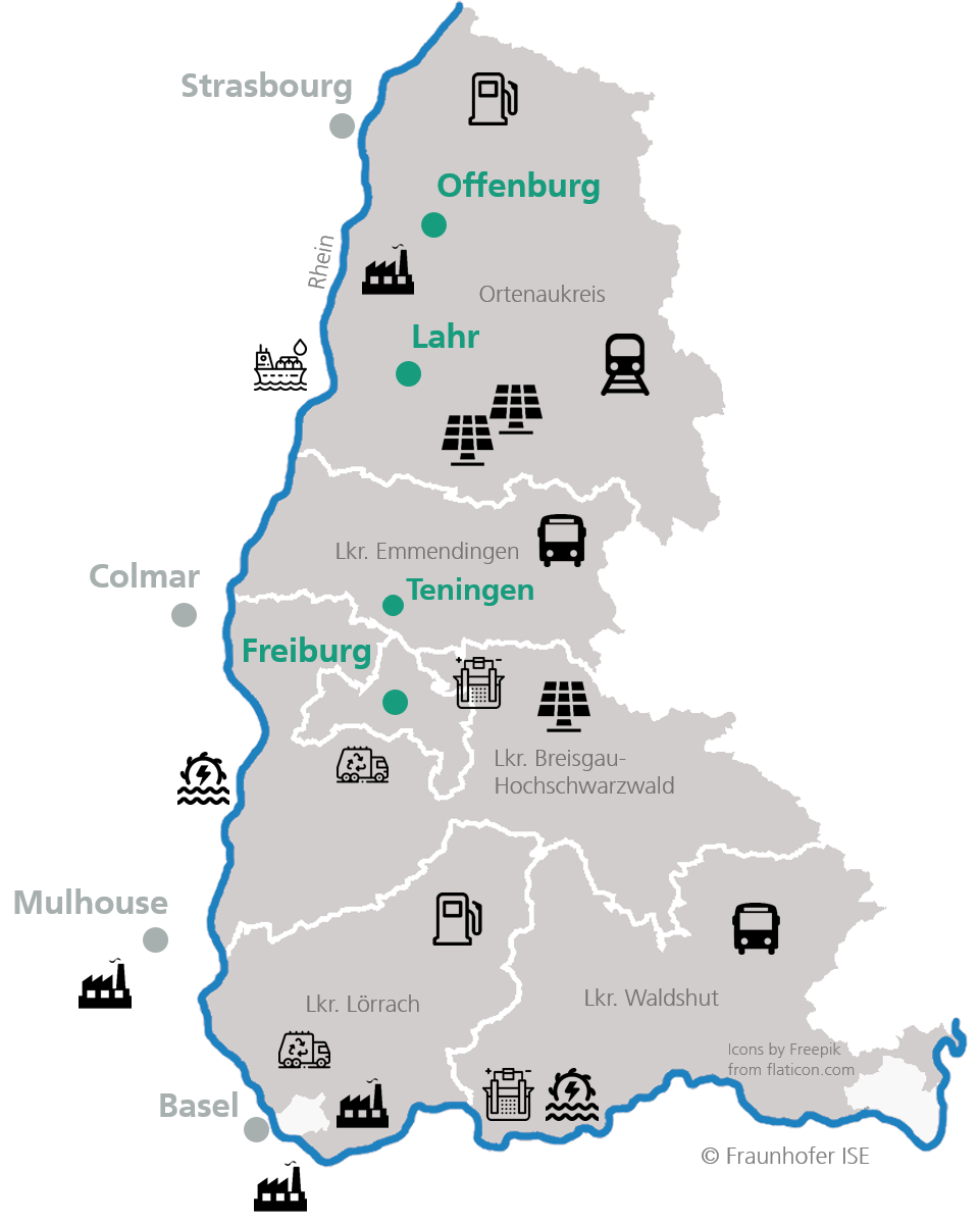 H2 So Hydrogen Technologies In The Southern Upper Rhine Fraunhofer Ise