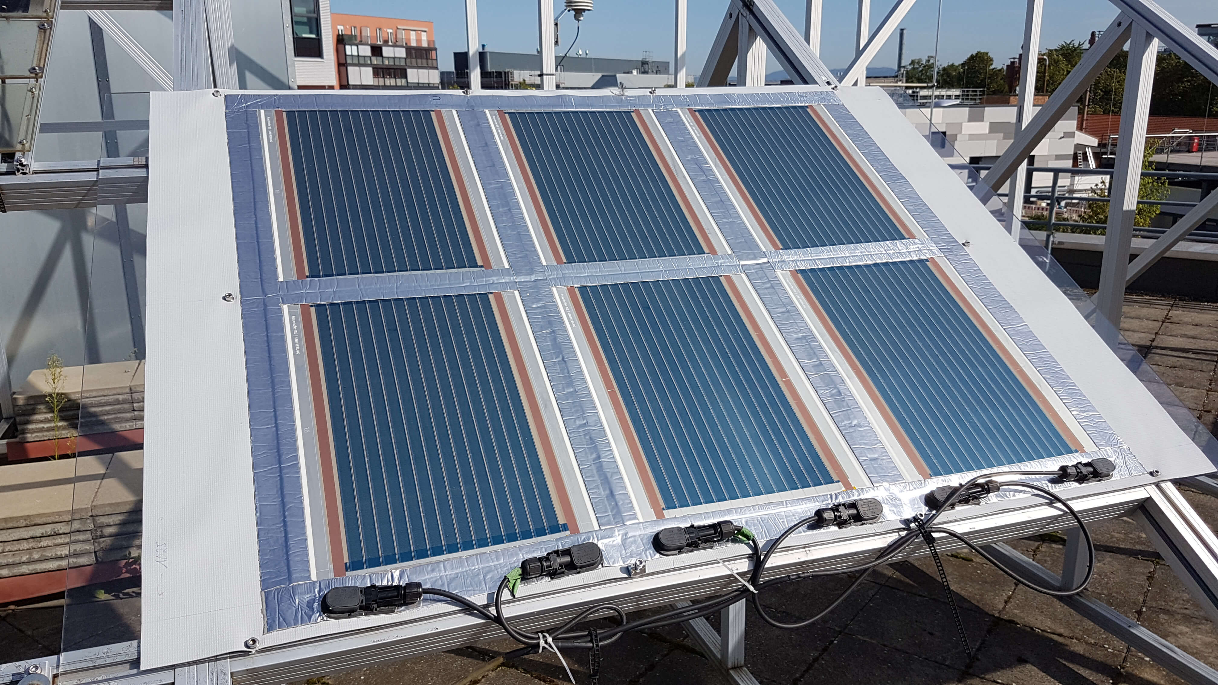 Demonstrator solar modules