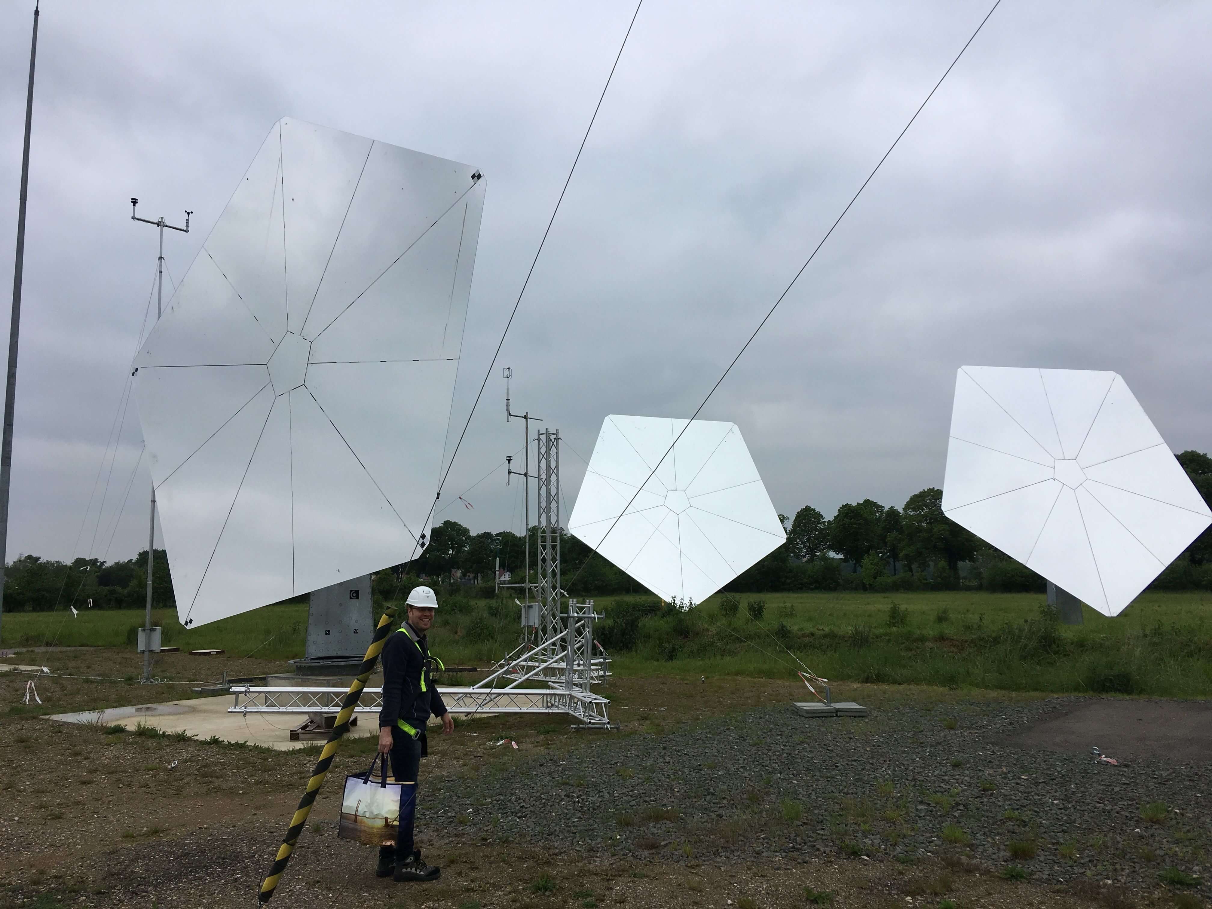 Test of shape accuracy of the Stellio heliostat