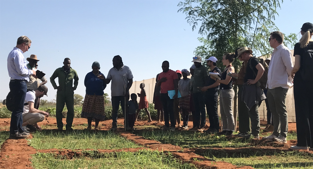 Visiting local smallholder farmers in Namibia within the »INSPIRED-APV« project.