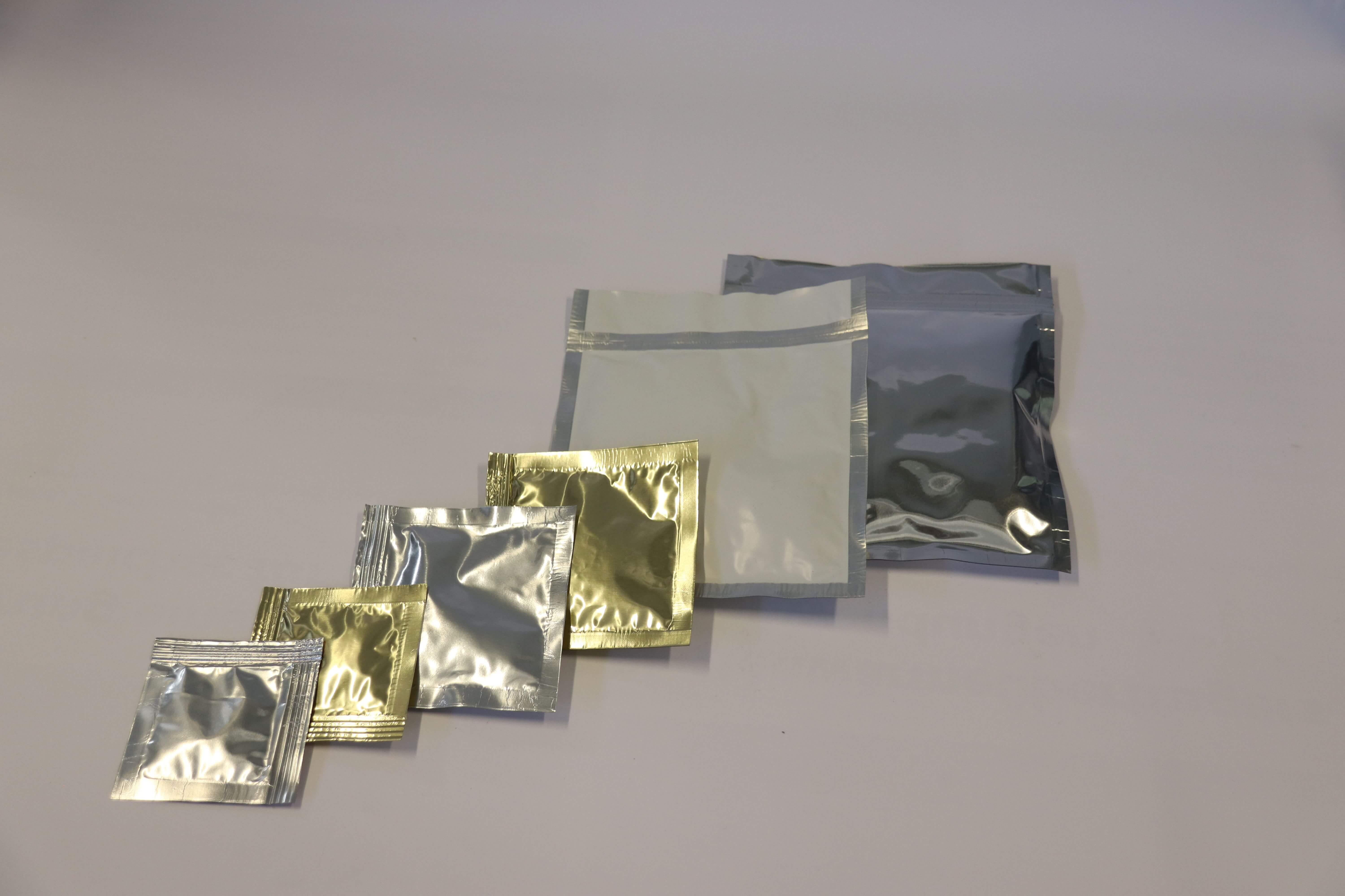 Flexible film packaging for PCM.