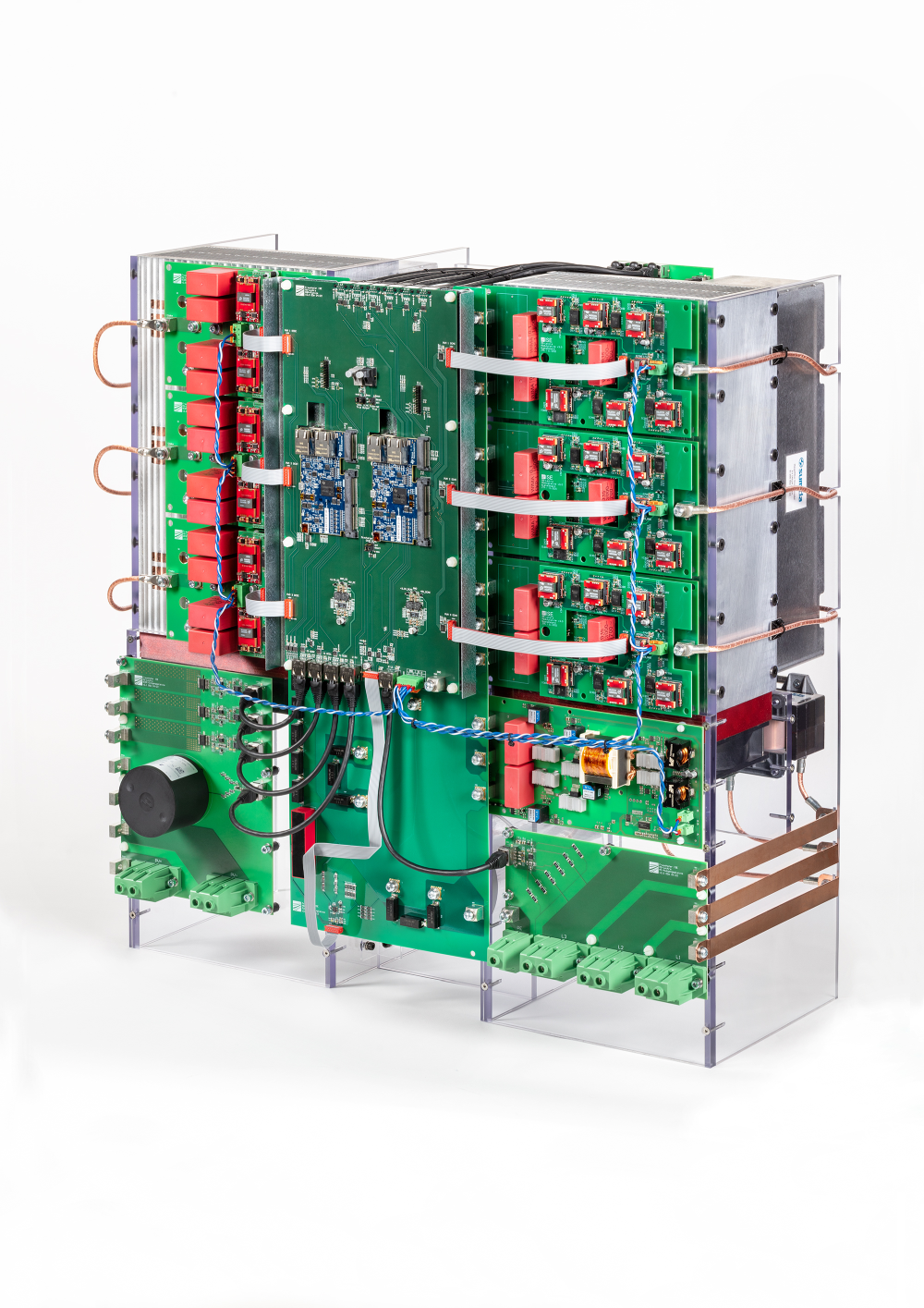 Medium voltage string inverter for future utility scale PV power plants. Power 250 kW, Output voltage 1.500 V, PV voltage 1,7 kV .. 2,4 kV.