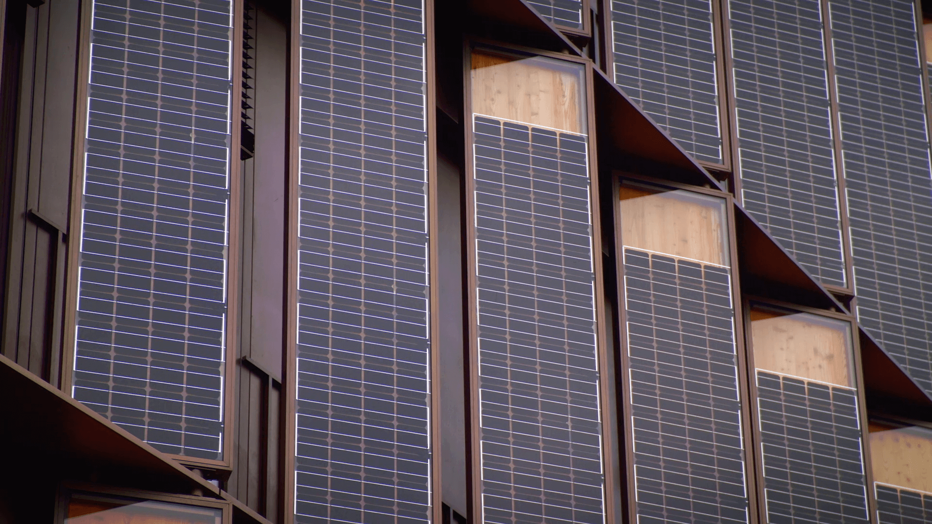 Vertical PV panels 