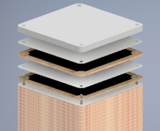 Concept for a multi-cell battery stack in the bipolar  structure for the implementation of sodium-ion battery cell development based on dry-coated  electrodes.