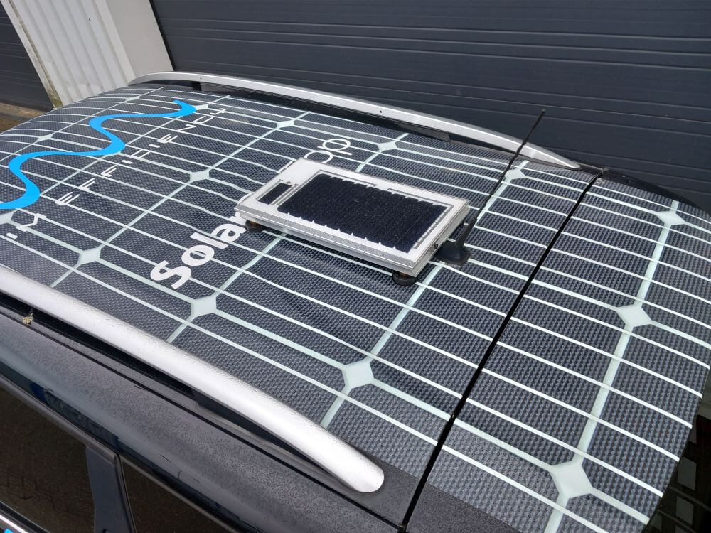 Vehicle mounted mobile solar irradiance sensor.